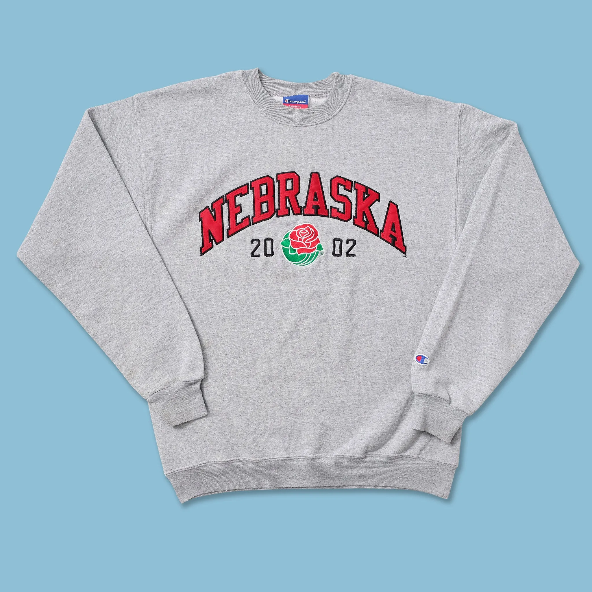 2002 Champion Nebraska Sweater Small