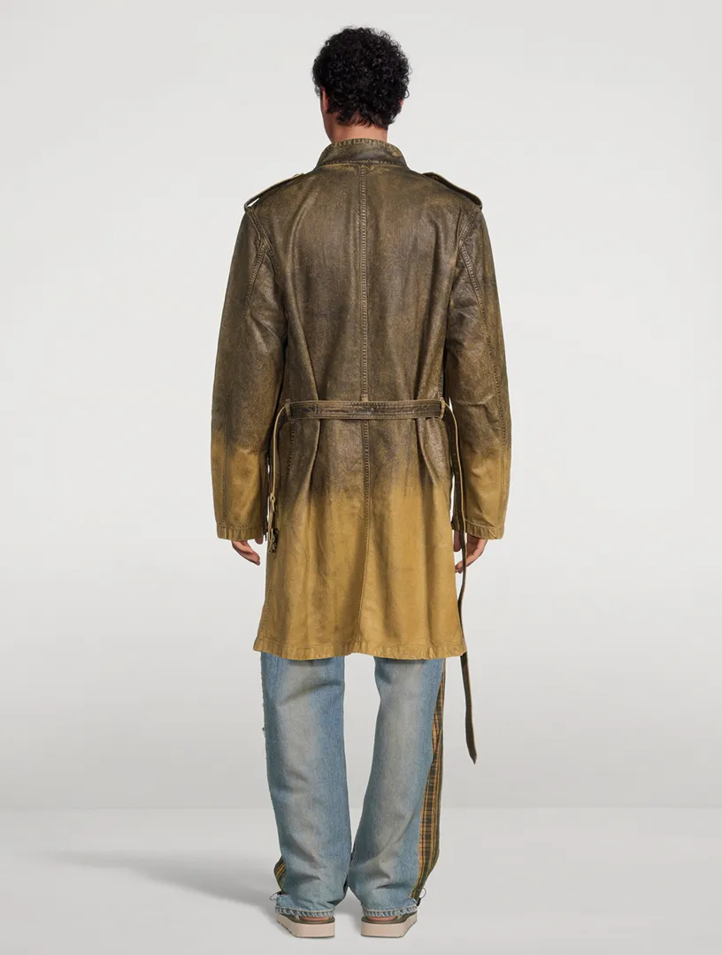 ACNE STUDIOS Denim Belted Coat