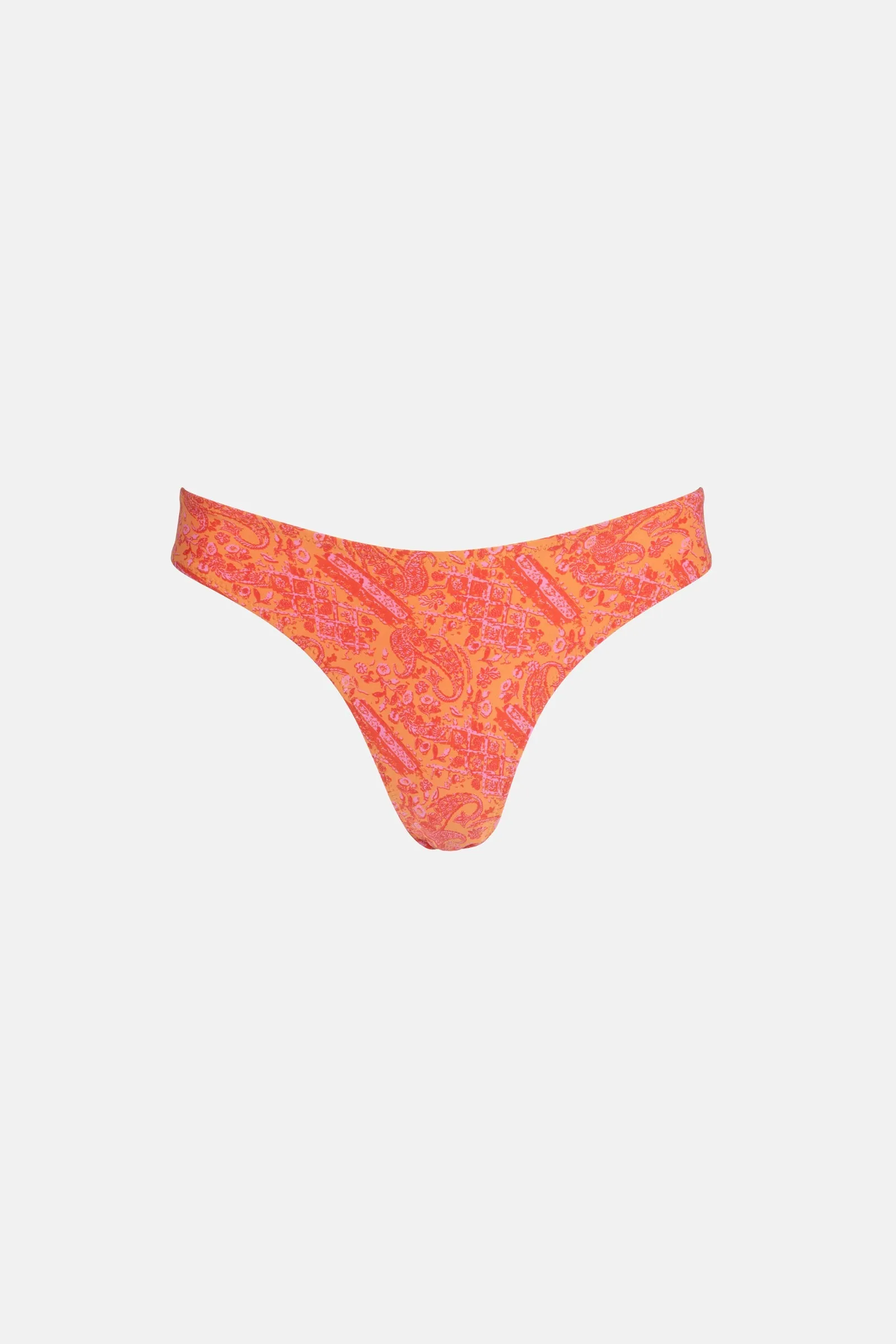 Adia Paisley Reversible Holiday Pant Orange