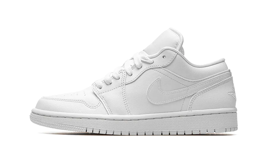 AirJordan 1 Low Triple White Patent Swoosh (2022)