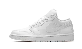 AirJordan 1 Low Triple White Patent Swoosh (2022)