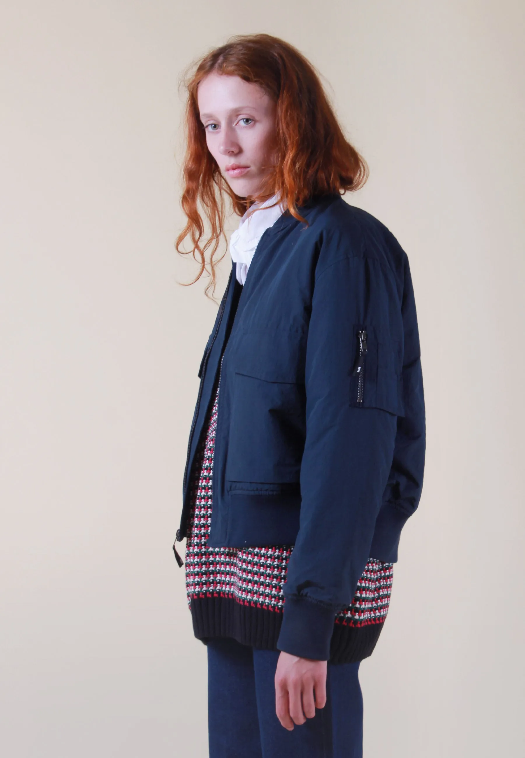 Athene Compact Jacket - navy