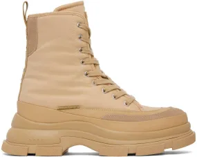 Both Beige Gao Boots