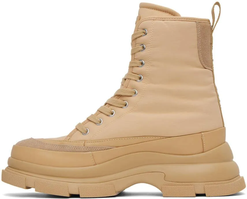 Both Beige Gao Boots