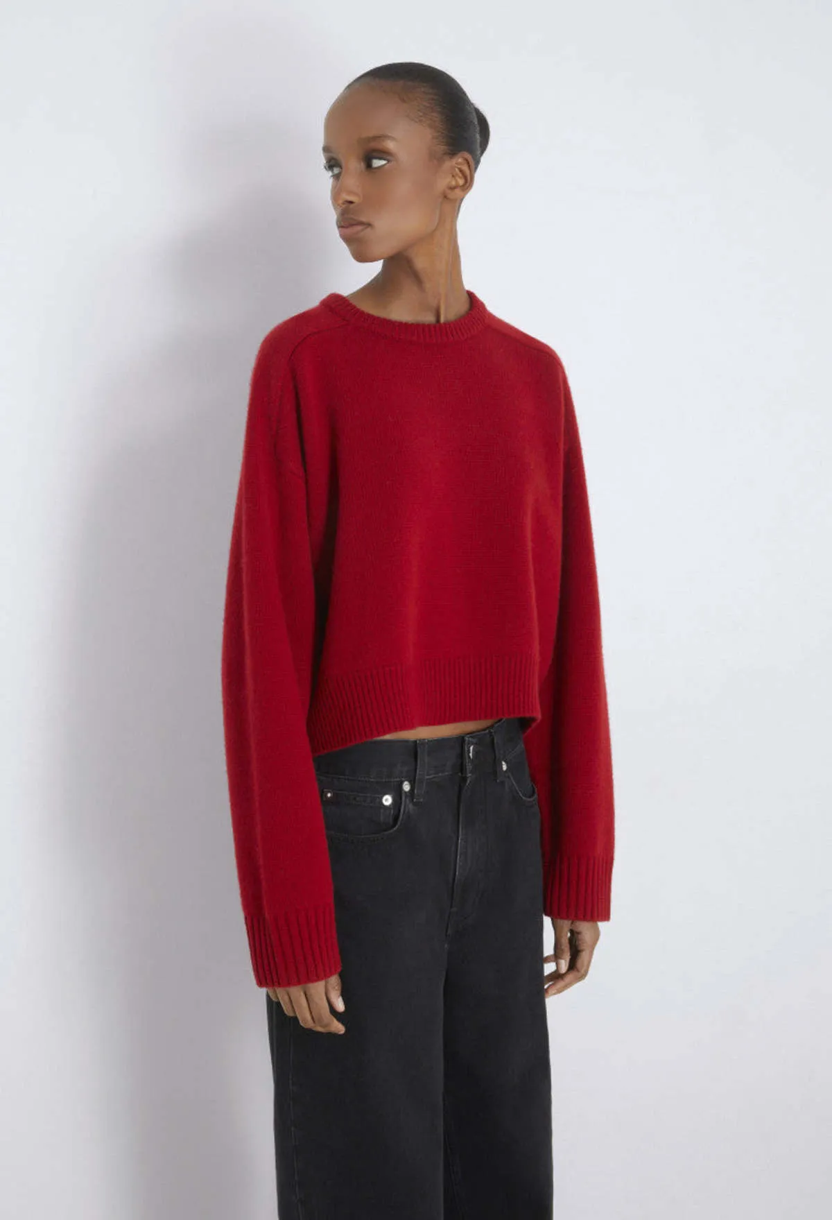 Bruzzi Oversized Sweater - Burgundy