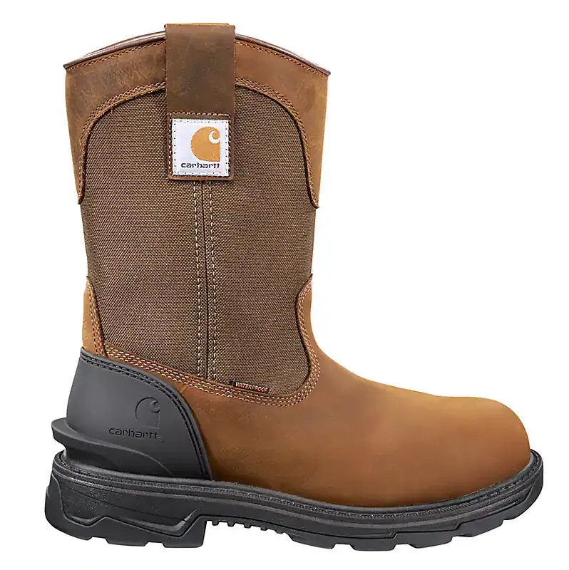 Carhartt IRONWOOD WATERPROOF 11 SOFT TOE WELLINGTON 9M Bison Brown Oil Tan