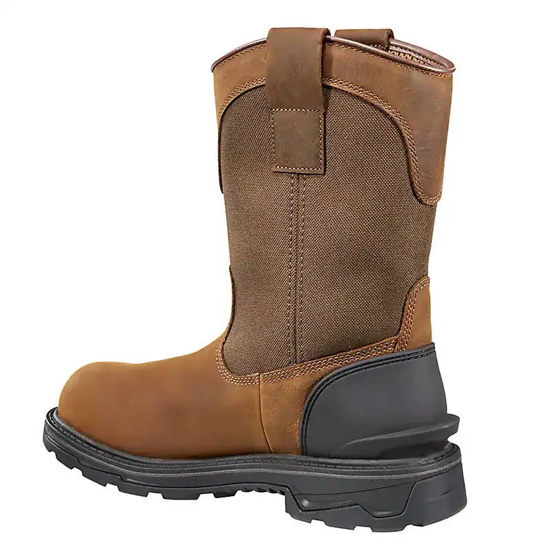 Carhartt IRONWOOD WATERPROOF 11 SOFT TOE WELLINGTON 9M Bison Brown Oil Tan