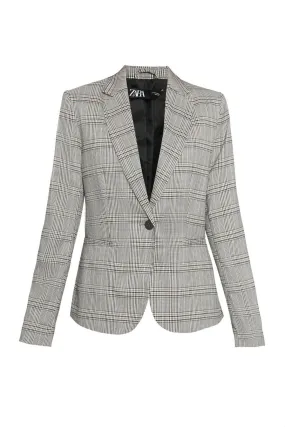 Checkered Blazer