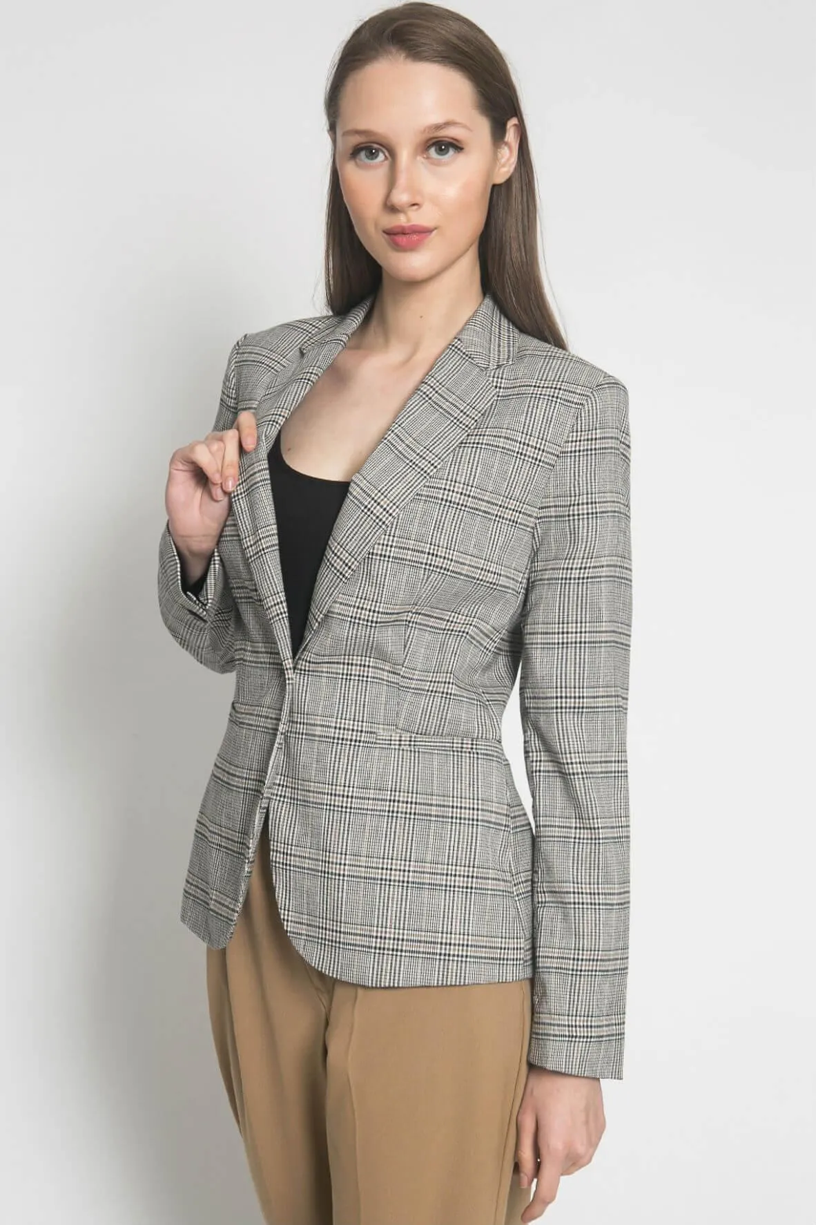 Checkered Blazer