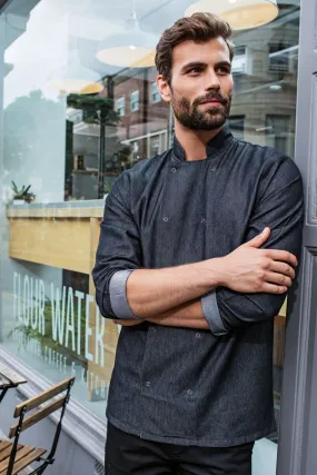 Chef's Denim Long Sleeve Coat