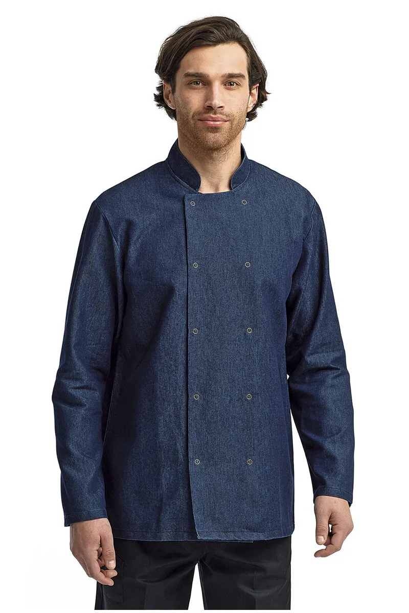 Chef's Denim Long Sleeve Coat