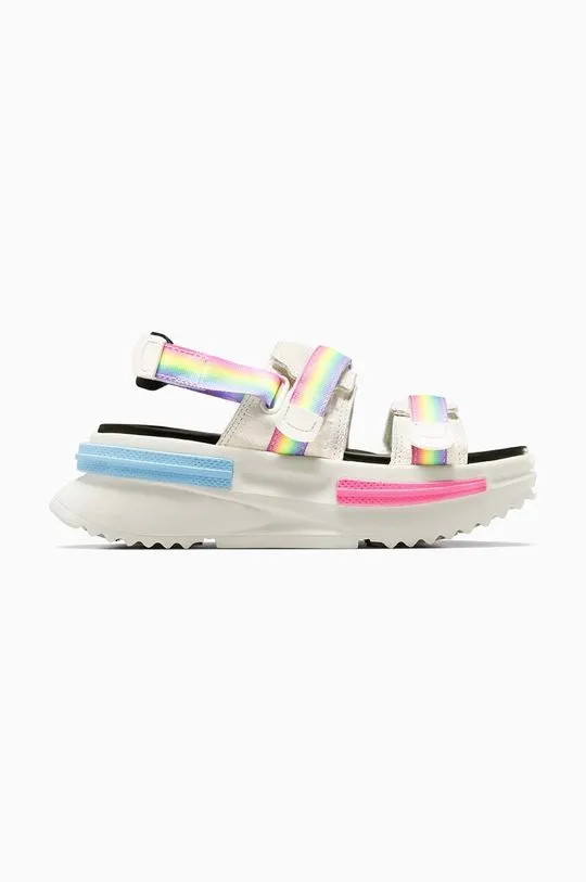 Converse sandals Run Star Utility Sandal CX Pride women's white color A10219C