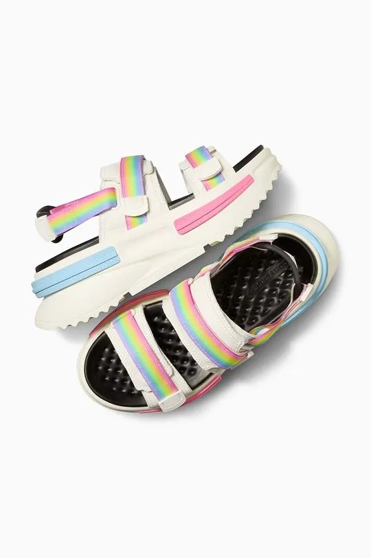 Converse sandals Run Star Utility Sandal CX Pride women's white color A10219C