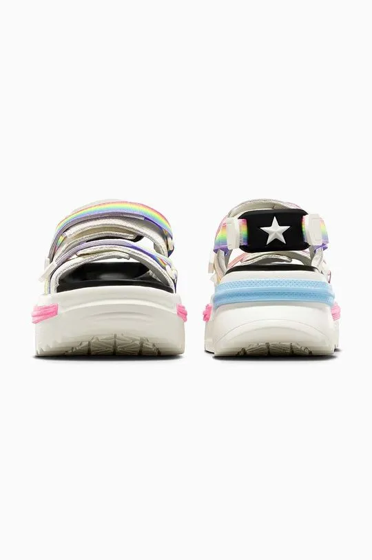 Converse sandals Run Star Utility Sandal CX Pride women's white color A10219C