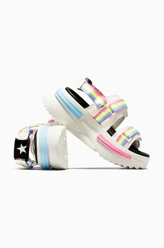 Converse sandals Run Star Utility Sandal CX Pride women's white color A10219C