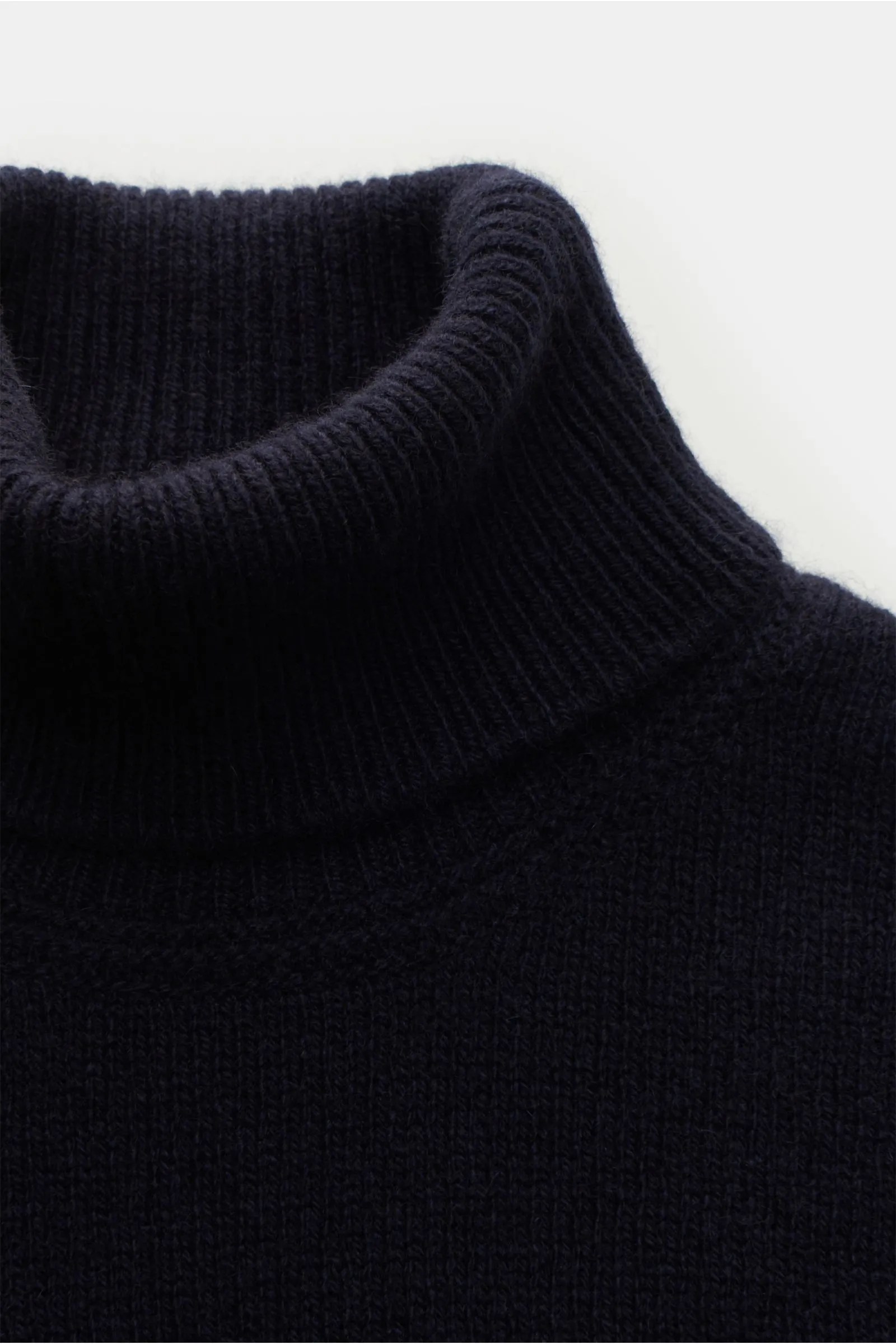 CRUCIANI cashmere turtleneck jumper navy