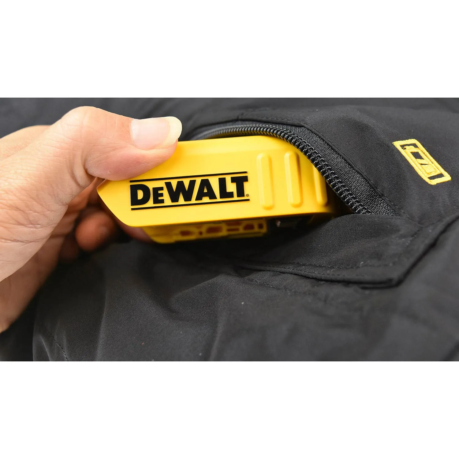 DEWALT DCHJ060ABB Heated Soft Shell Work Jacket - Battery & Charger Not Included - Black