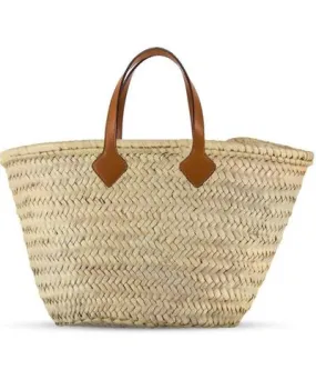 DOUM FOR WOMEN Classic Straw Tote Bag In Natural