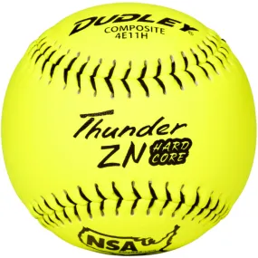 Dudley NSA Thunder ZN Hard Core ICON 11 44/400 Composite Slowpitch Softballs: 4E11H