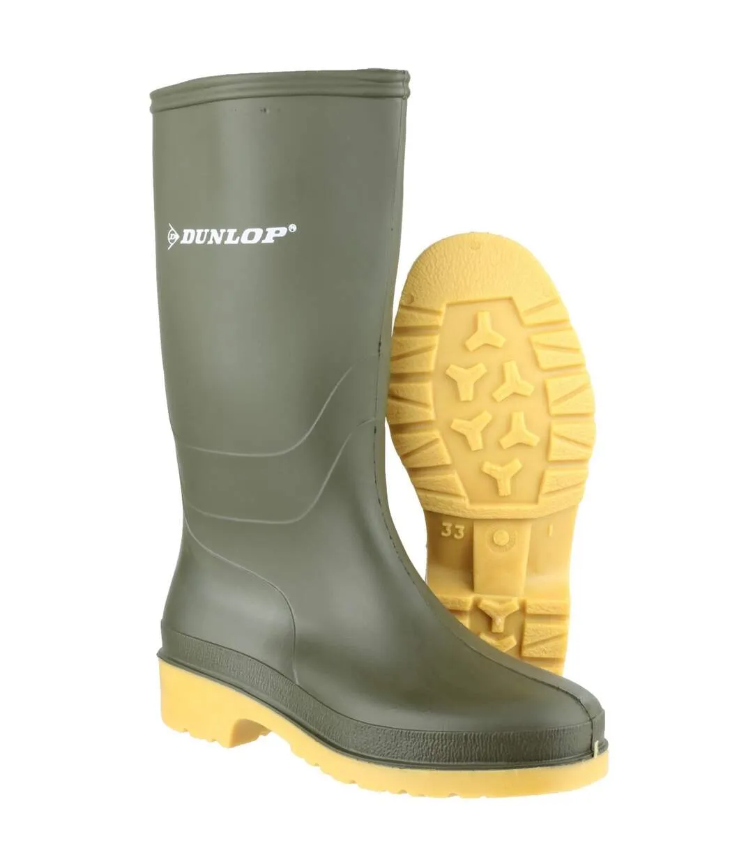 DUNLOP Ladies/Womens 16247 DULLS Rain Welly Boot / Wellington Boots (Green) - UTFS418