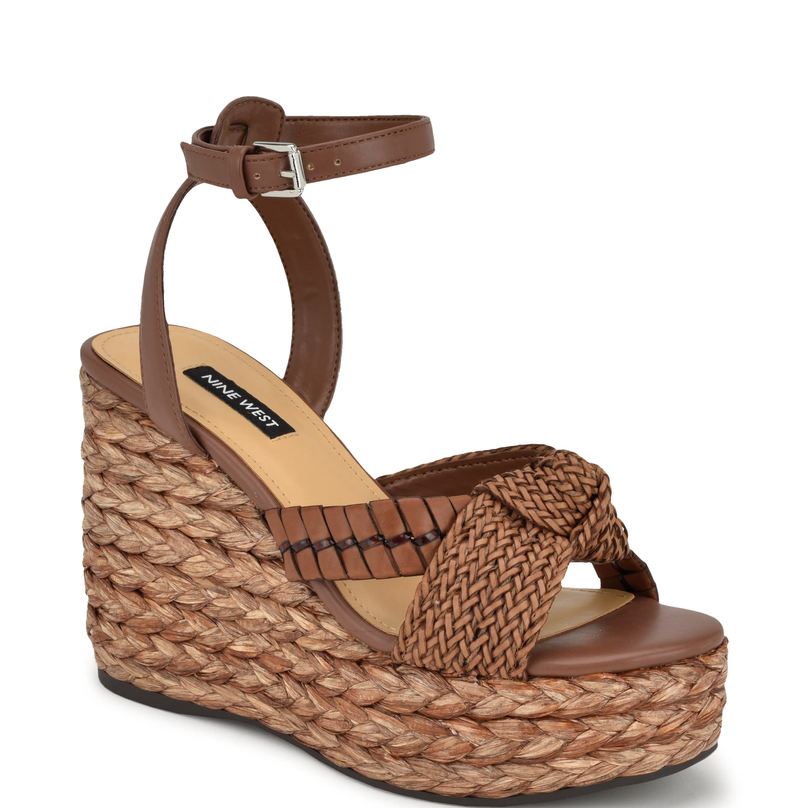 Eaden Woven Wedge Sandals