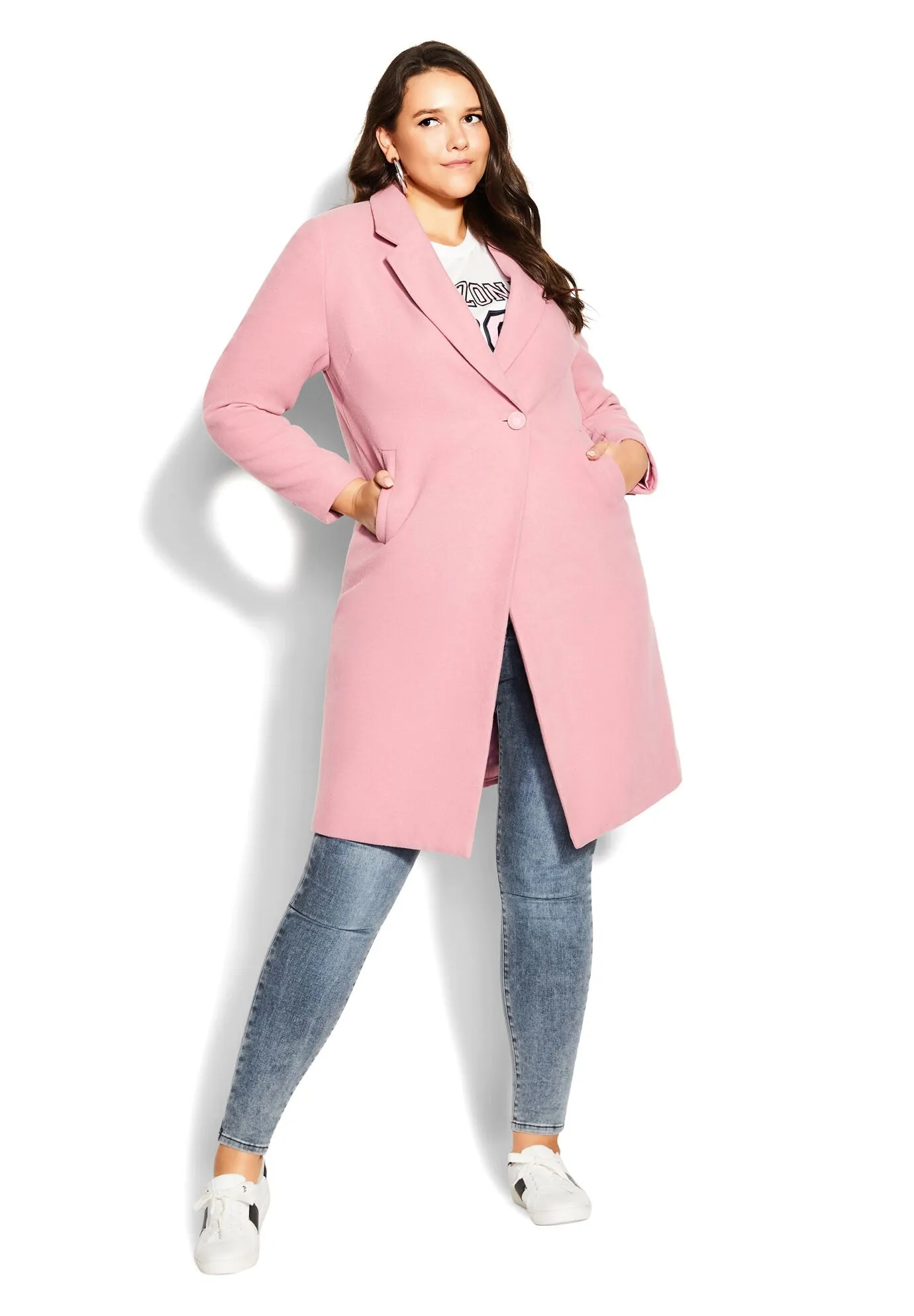 Effortless Chic Coat - blush