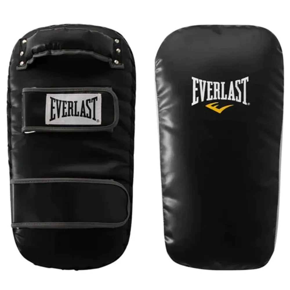 Everlast Pu Mma Thai Strike Pad Punching Mitts (Black/Grey)