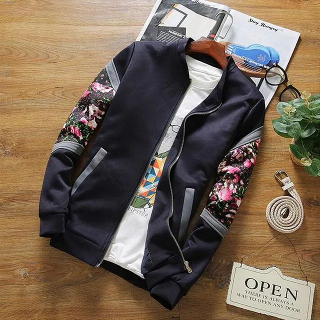 Floral Bomber Jacket (4 Colors)