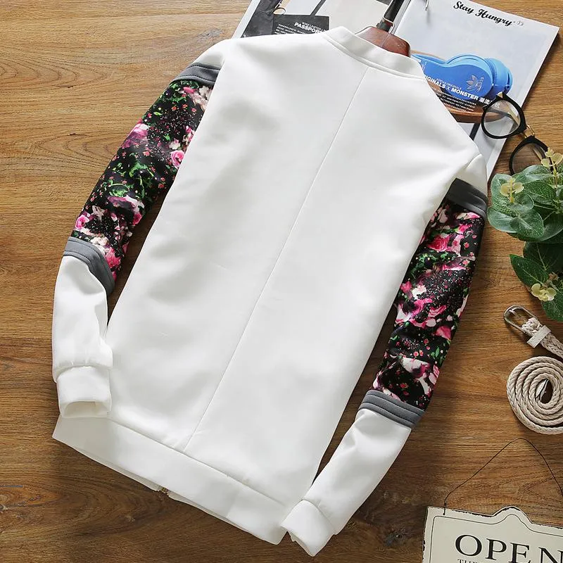 Floral Bomber Jacket (4 Colors)