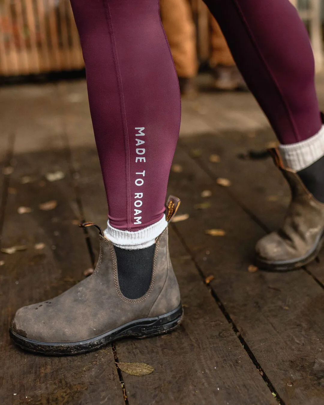 Fresh Air Recycled Leggings - Wine