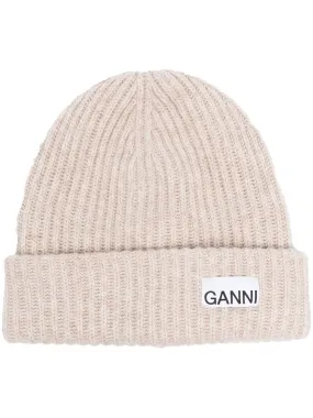 Ganni Hats Beige