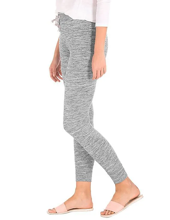 GAP Women Grey Soft Drawstring Leggings