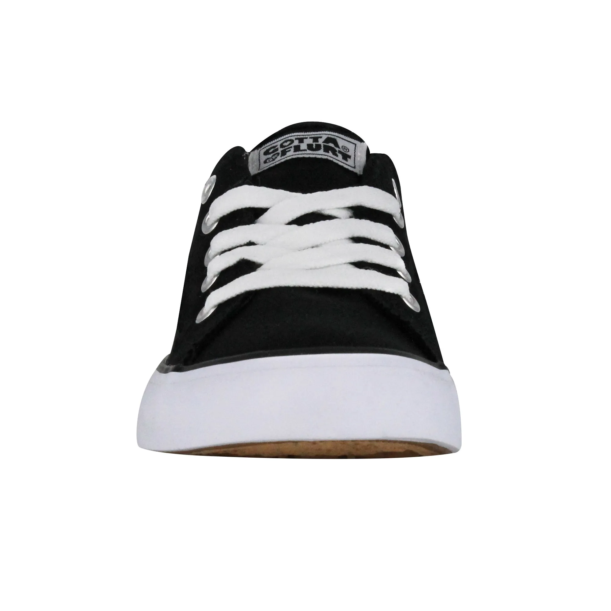 Gotta Flurt Women's Classic II Black Canvas Low-Top Sneaker