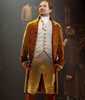 Hamilton Lin-Manuel Miranda Brown Coat - Abbraci