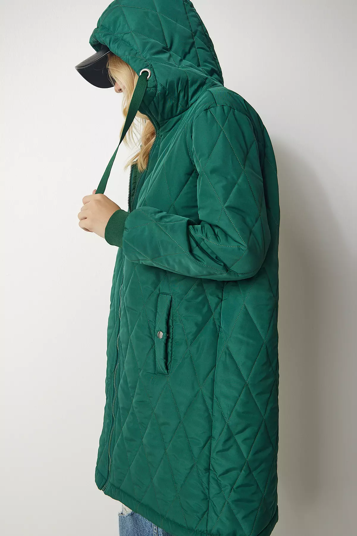 Happiness Istanbul Hooded Quilted Coat