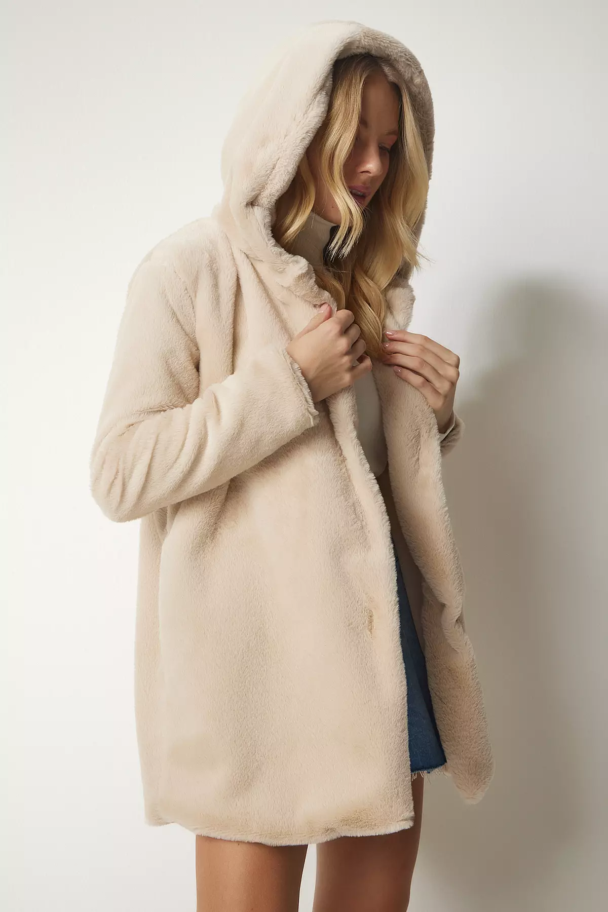 Happiness Istanbul Oversized Shearling Coat