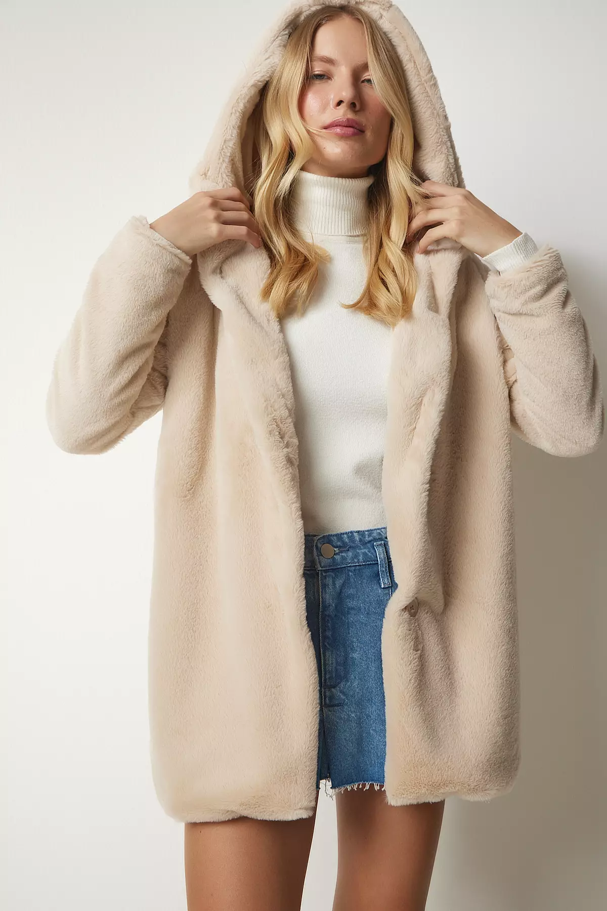 Happiness Istanbul Oversized Shearling Coat