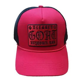 Hudson Outerwear Goat Unisex Trucker Hat 457-RED Red