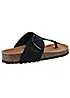 Hush Puppies Ladies Black Billie Toepost Sandals