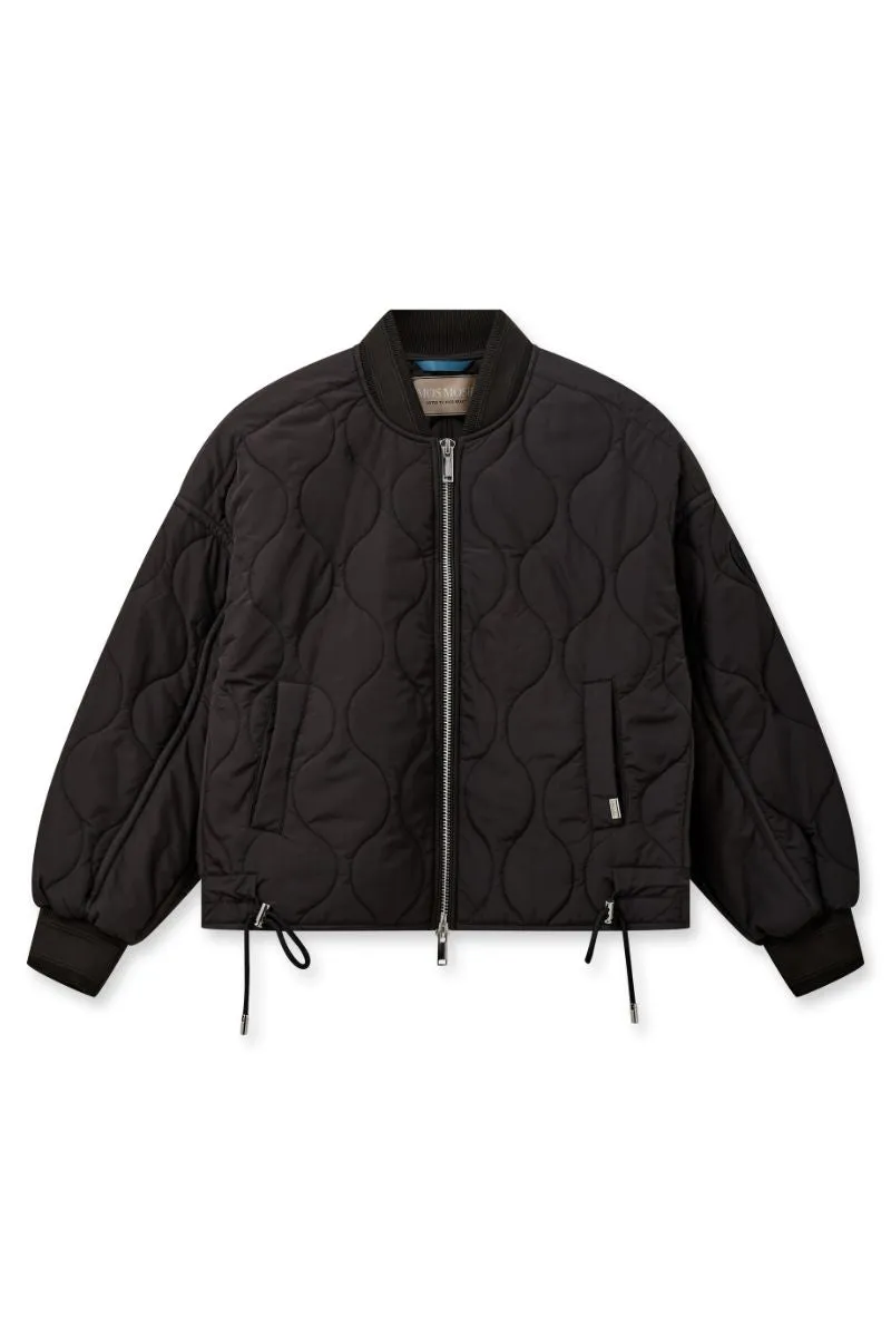 Karie Quilt Jacket | Black | Jakke fra Mos Mosh