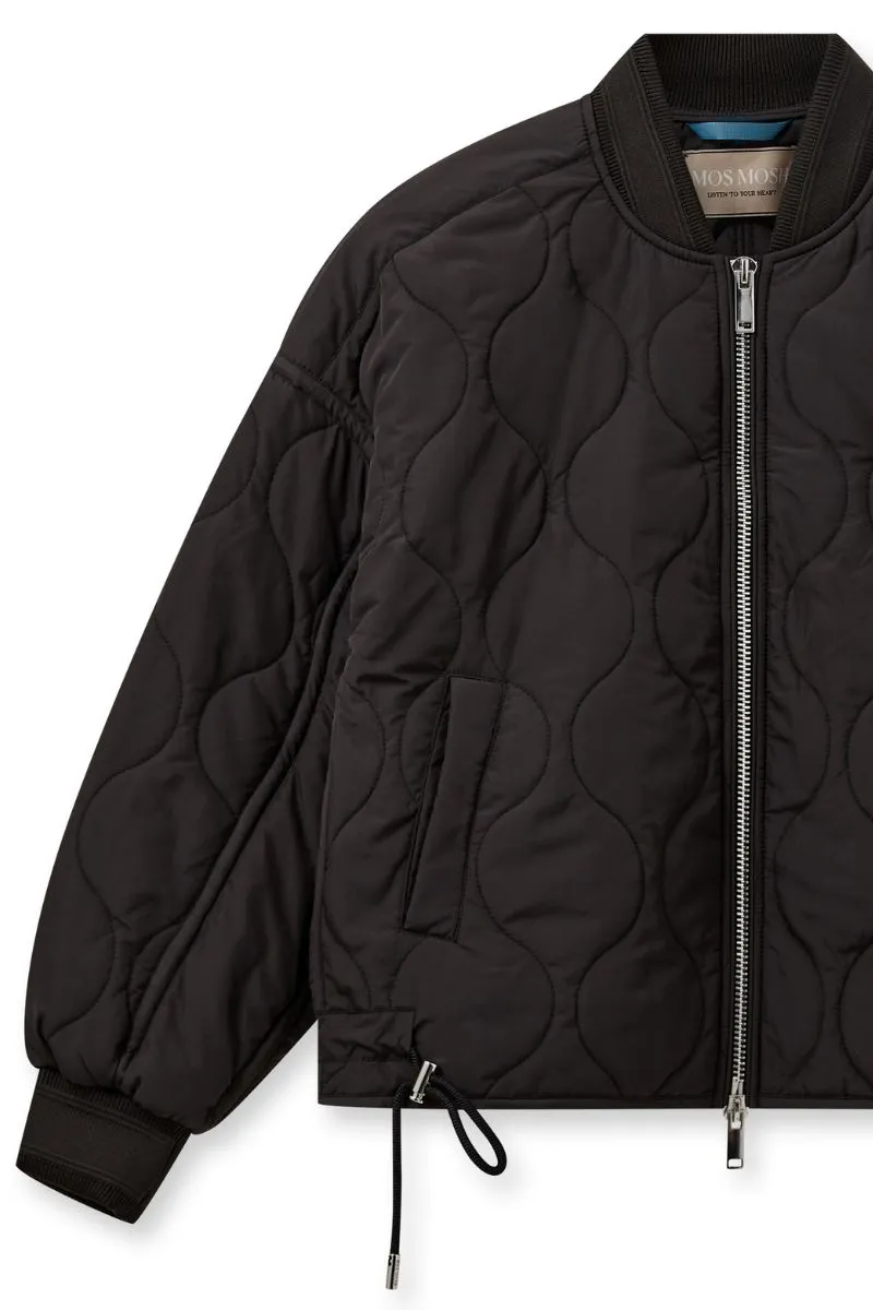 Karie Quilt Jacket | Black | Jakke fra Mos Mosh