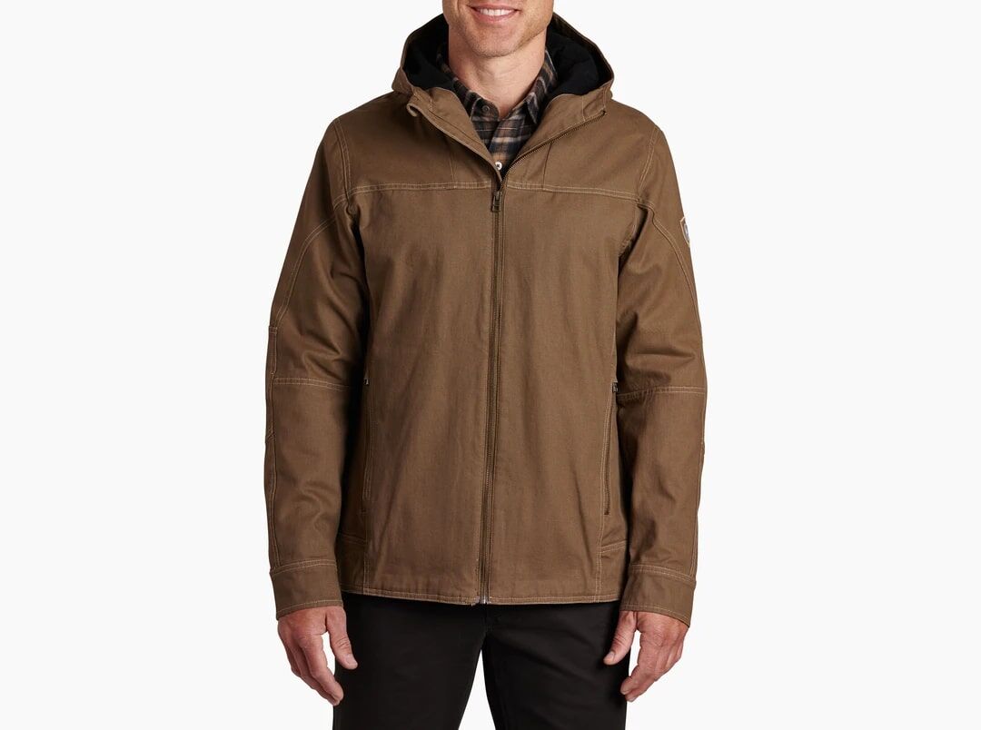 KUHL Men's The Law Hoody in Dark Khaki