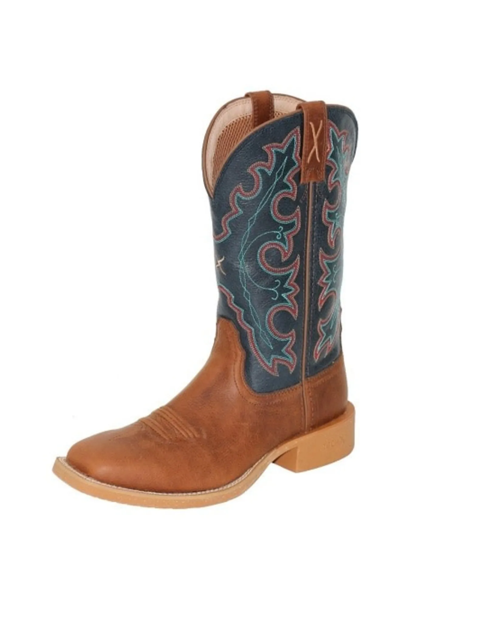 Ladies Twisted X Roasted Pecan Navy Blue Western Tech Cowboy Boot