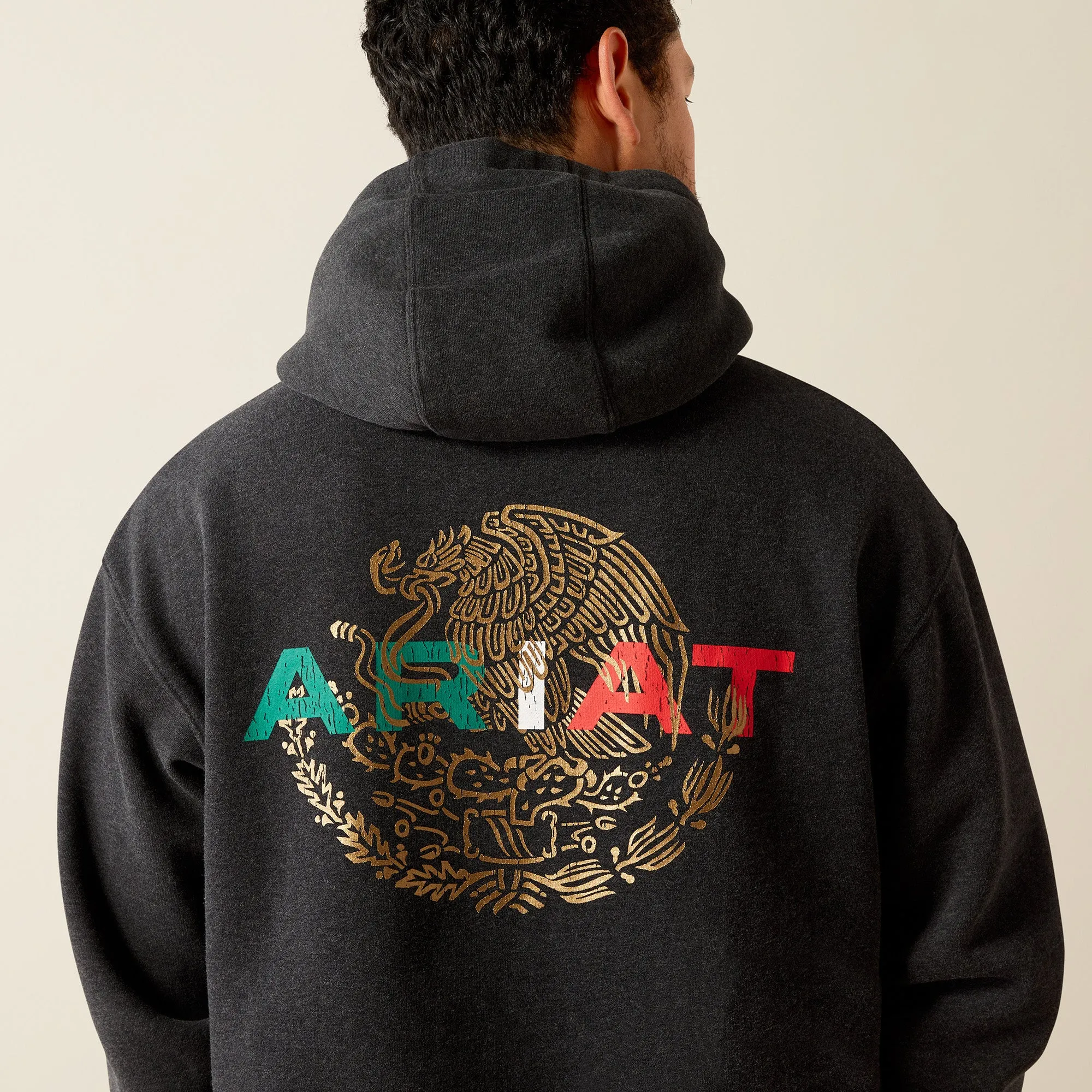 Men's Ariat Mexico Flag Lockup Hoodie #10051998