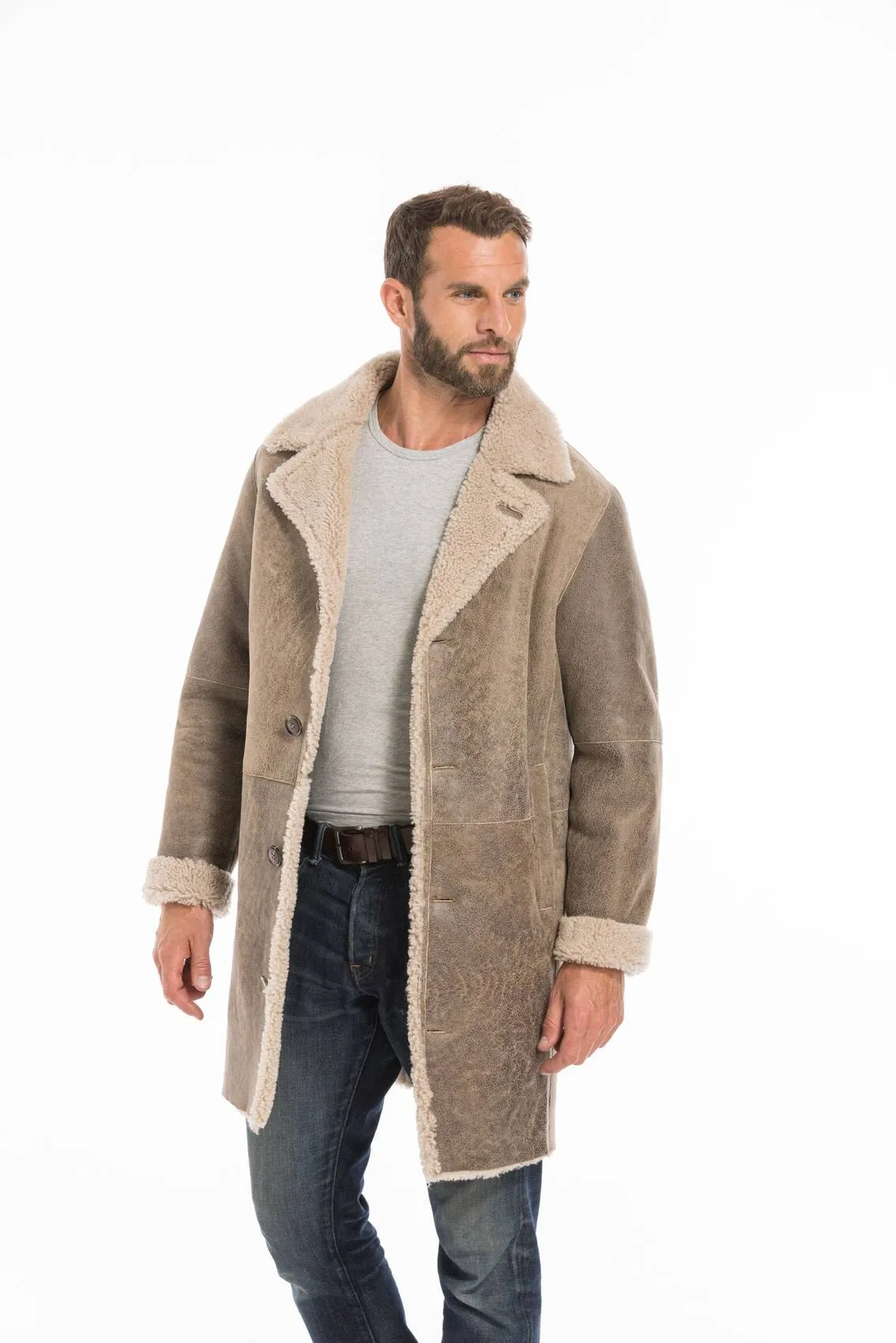 Men's sand prince sheep coat