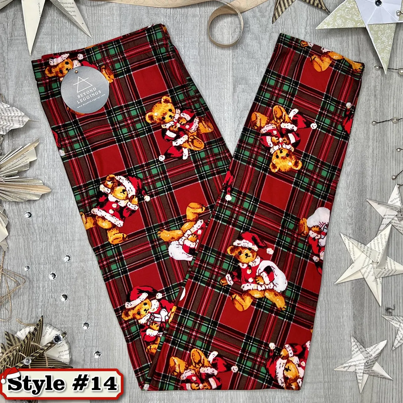 Mystery Christmas Print Soft Leggings