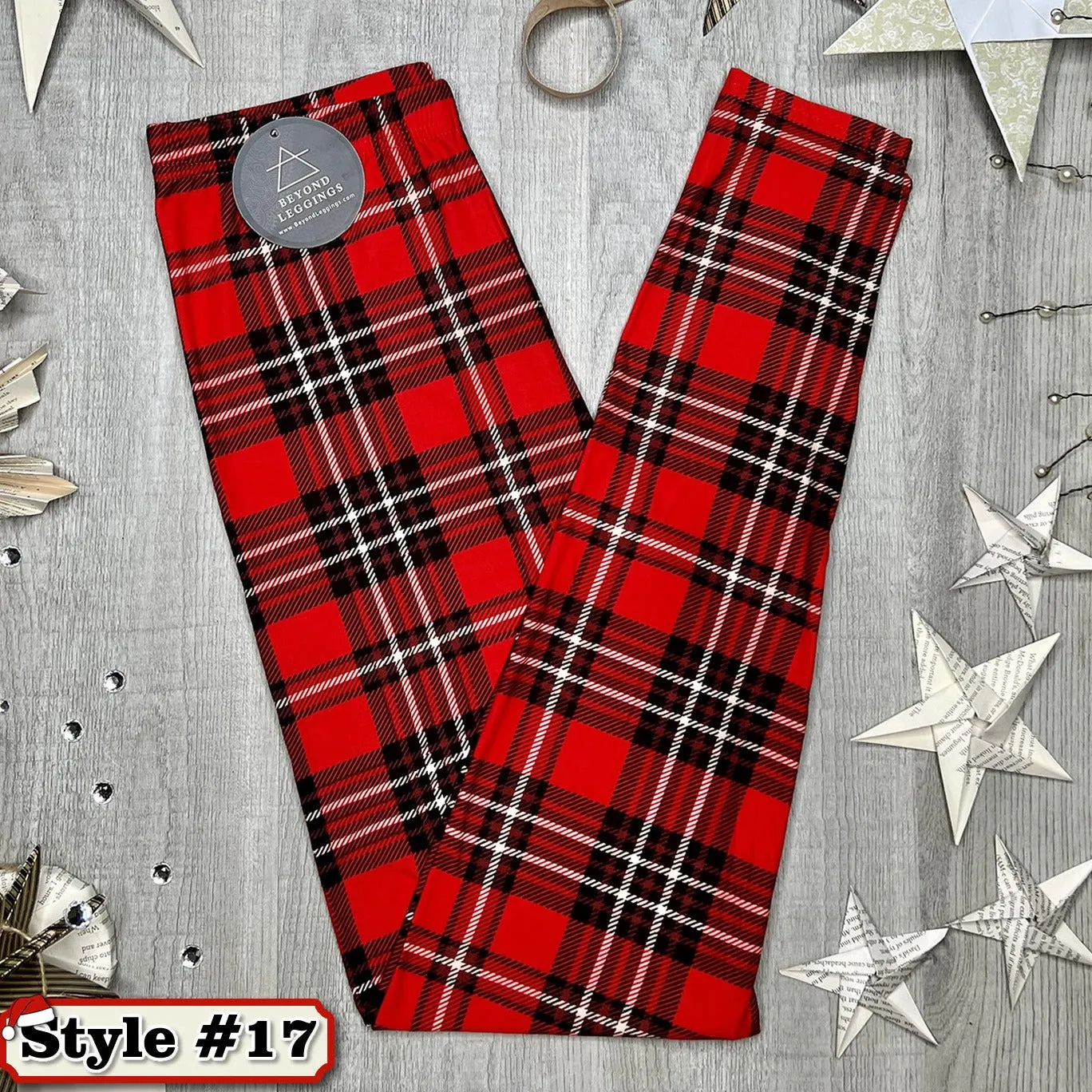 Mystery Christmas Print Soft Leggings