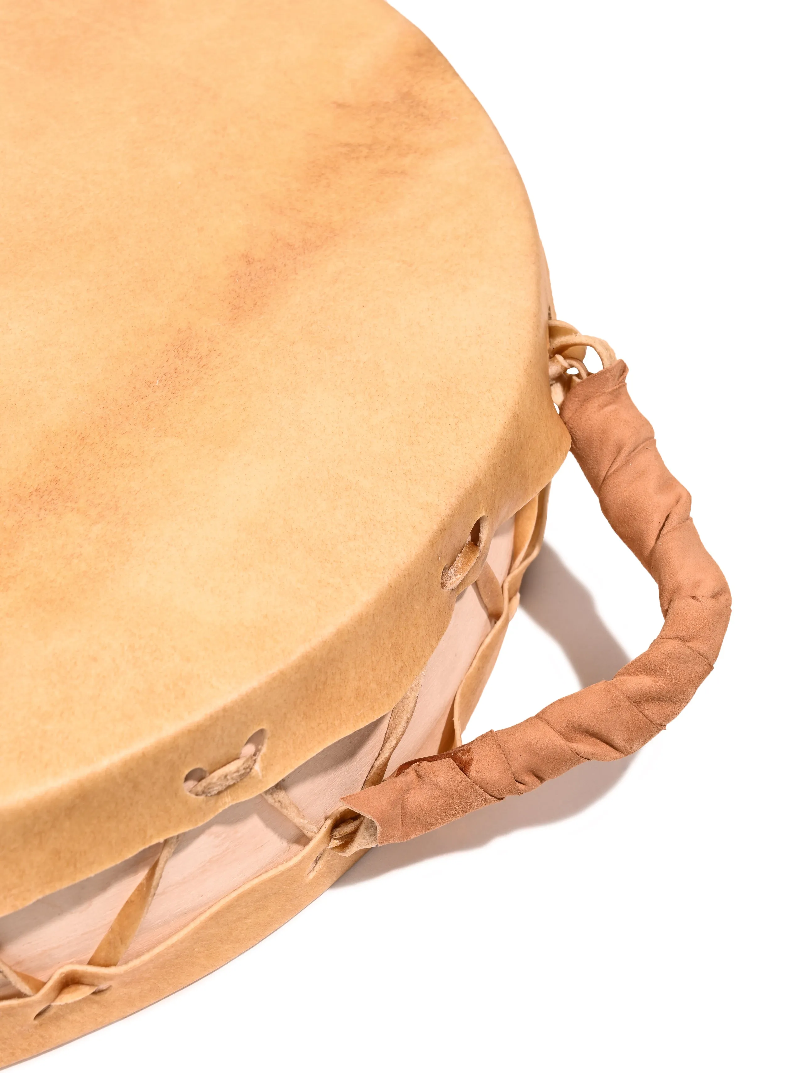 Native American Style Buffalo Hide Double-Sided Hand Drum