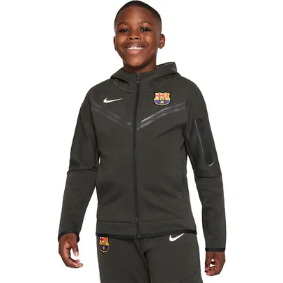 Nike FC Barcelona Tech Fleece Full-Zip Hoody Kids 