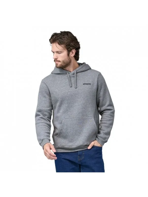 Patagonia Fitz Roy Icon Uprisal Hoody : Gravel Heather